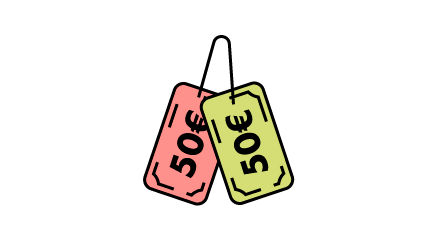 etiqueta promo Flash para clientes